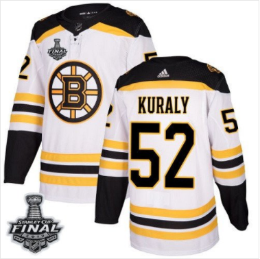 Bruins #25 Brandon Carlo Weiß 2019 Stanley Cup Final Stitched